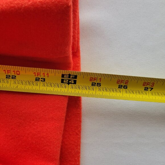 H&M Women's Hooded Red/Orange Short Women’s Zip Up Jacket – Size US 10 - Picture 16 of 16